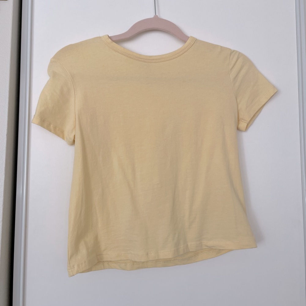 Yellow Ardene Basic Tee
